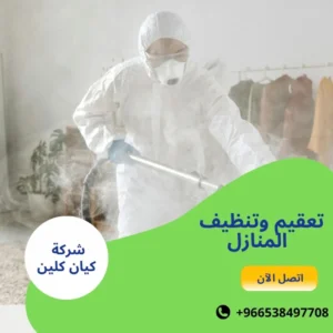 تعقيم وتنظيف المنازل